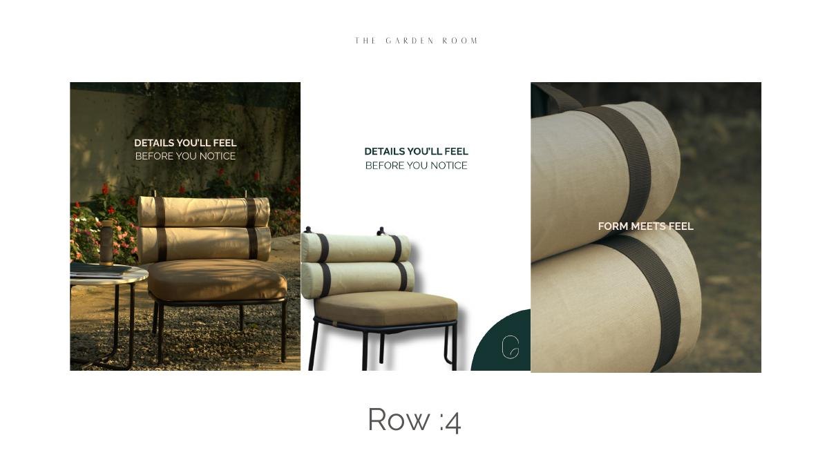 Campaign creatives about details you feel before you notice